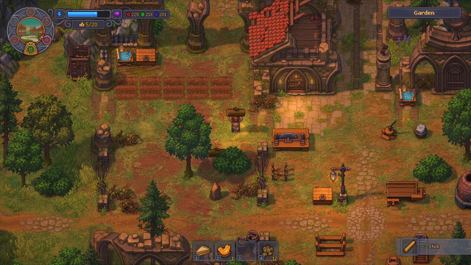 Immagine di gioco di Graveyard Keeper 2