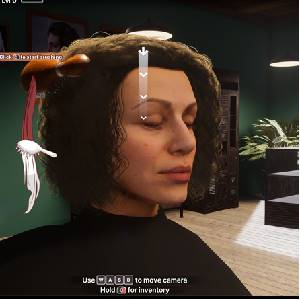 Hairdresser Simulator Spazzolare i Capelli