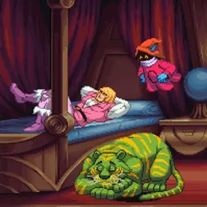He-Man and the Masters of the Universe Dragon Pearl of Destruction Cringer e Orko