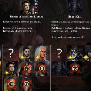 Heretic Operative - Selezione del Personaggio