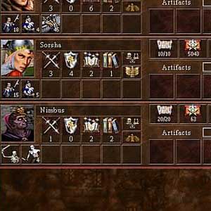 Heroes of Might and Magic 3 Interfaccia