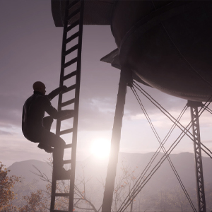 HITMAN Episode 5 Colorado Agent 47 arrampicata