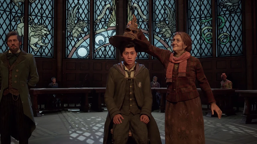 gameplay di hogwarts legacy