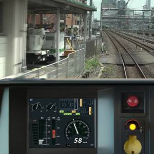 JR EAST Train Simulator - Vista del conducente