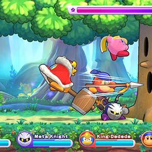 Kirby’s Return to Dream Land Deluxe - La Banda che Combatte Contro Whispy Woods