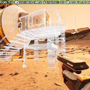 Mars Colonization Survival Simulator - Base Marziana