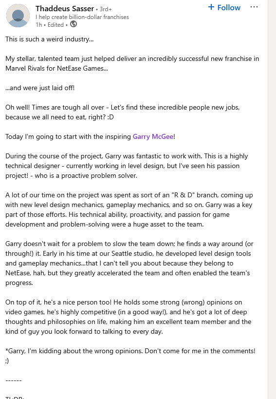 Marvel Rivals Game Director Marvel Rivals Game Director