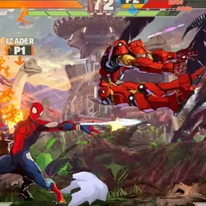 Marvel Tokon Fighting Souls - Spiderman Contro Iron Man