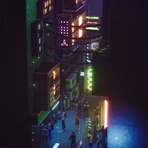 Midnight Moments - Layout del vicolo