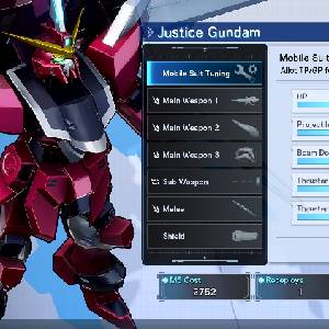 MOBILE SUIT GUNDAM SEED BATTLE DESTINY REMASTERED - Ottimizzazione Mobile Suit