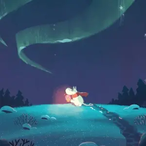 Moomintroll: Winter's Warmth – Aurora Boreale