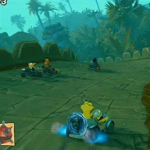 Moorhuhn Kart 4 - Pista in Pietra