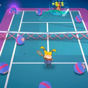 Nickelodeon Extreme Tennis Next - Aang contro Angelica Pickles