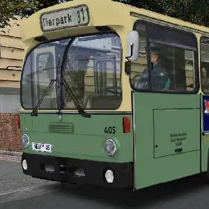 OMSI 2 Citybus O305G - Variante Dell'autobus Verde e Giallo