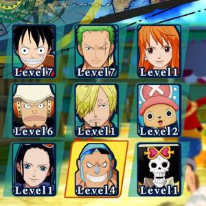 One Piece Unlimited World Red - Personaggi