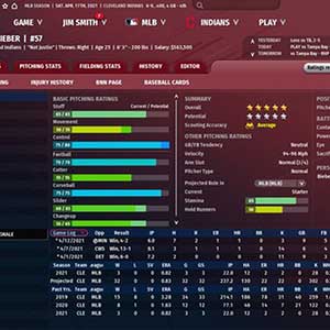 Out of the Park Baseball 22 - Shane Bieber