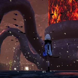 OVE The Sword of Liberation Cascate di Lava