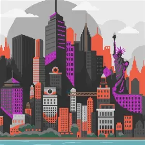 Paint by Pixel 3 - Statua Della Libertà