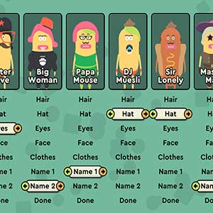 Papa’s Quiz Personalizzazione Dell'avatar