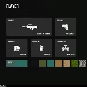Phantom Squad - Equipaggiamento del Giocatore
