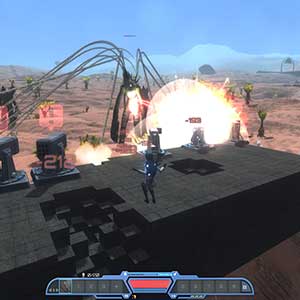 schiantarsi sul pianeta