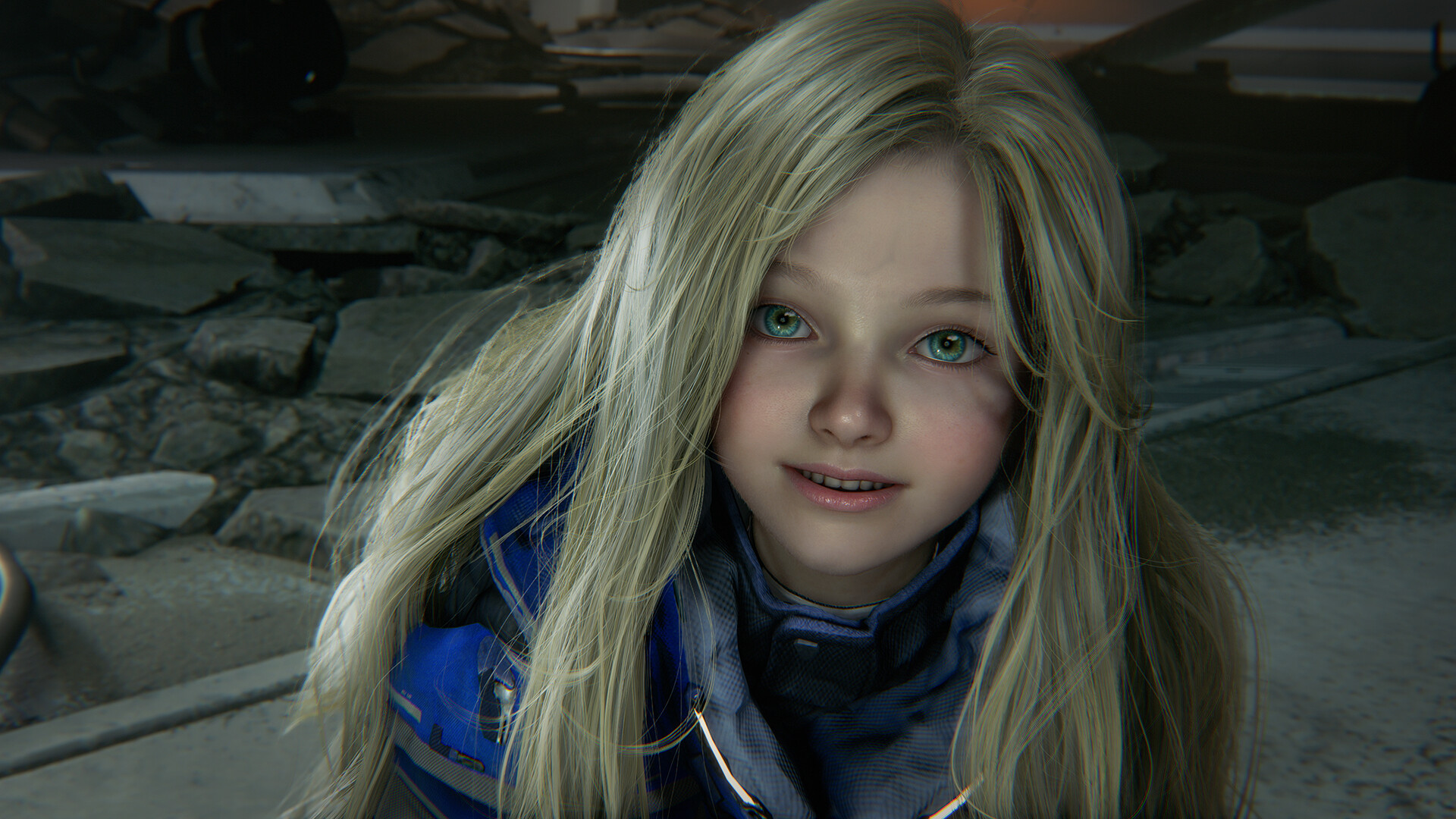 Scena di gameplay PRAGMATA che mostra combattimento puzzle sci-fi Capcom