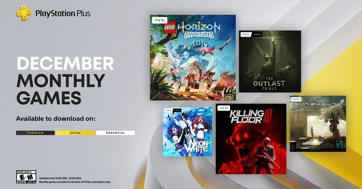 PS Plus Essential December Games