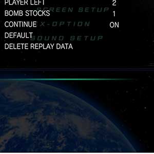 Menu delle opzioni di gioco