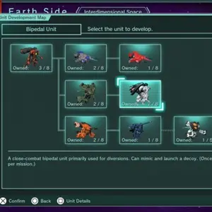 R-Type Tactics 1 & 2 Cosmos - Mappa di Sviluppo Delle Unità