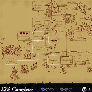 Riddlewood Manor - Mappa della Casa