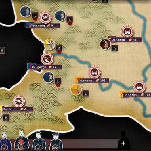 Rise Of The White Sun - Mappa della Cina