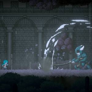 Rune Fencer Illyia Battaglia con il Boss