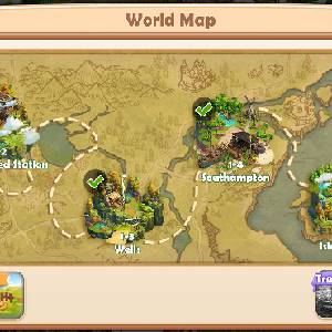 Sarah's Adventure Time Travel - Mappa del Mondo