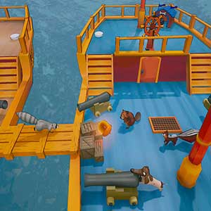 animali con divertenti cappelli cosmetici