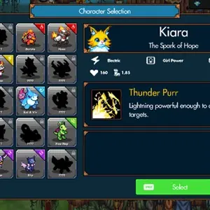Shard Squad - Selezione personaggio