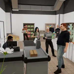 Shop Simulator Supermarket - Banco