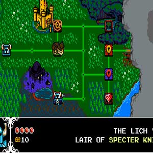 Shovel Knight Digging for Loot