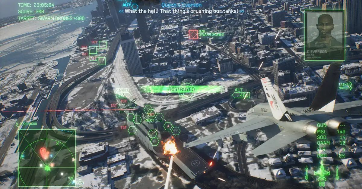 Ace Combat 8 introduce una grafica ad alta fedeltà basata su Unreal Engine 5, richiedendo un hardware per PC notevole