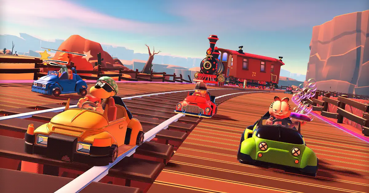 Garfield Kart 2: All You Can Drift llega el 10 de Septiembre de 2025 en PS5, Xbox Series X/S, Nintendo Switch y PC!