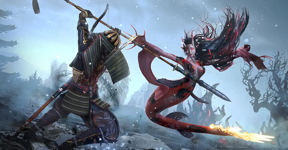 Il protagonista di Nioh 3 si prepara al combattimento nel nuovo mondo  open world