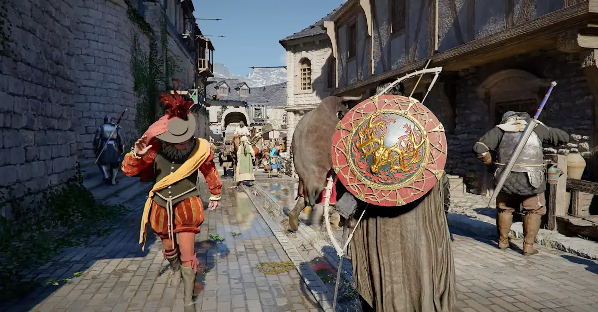 Kliff esplora il mondo di Pywel tra pericoli e città piene di vita