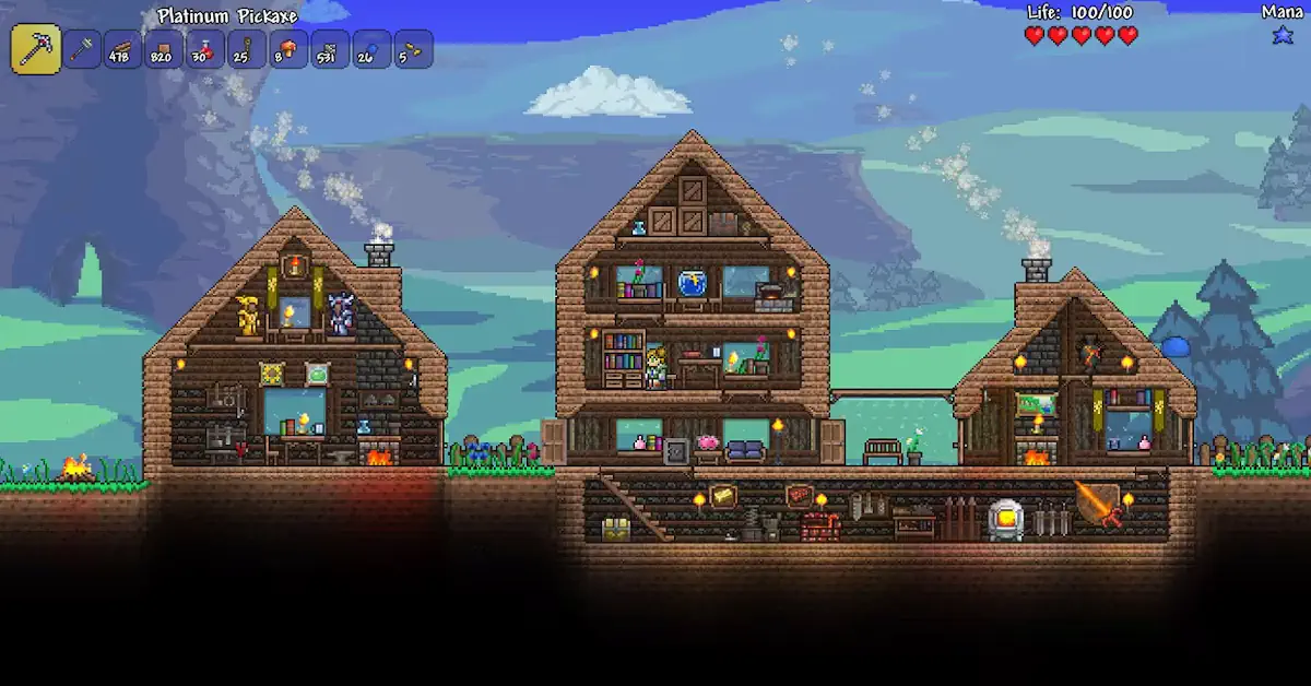 Terraria: Il gioco gratuito per PS4 e PS5 che offre oltre 200 ore di avventura senza fine