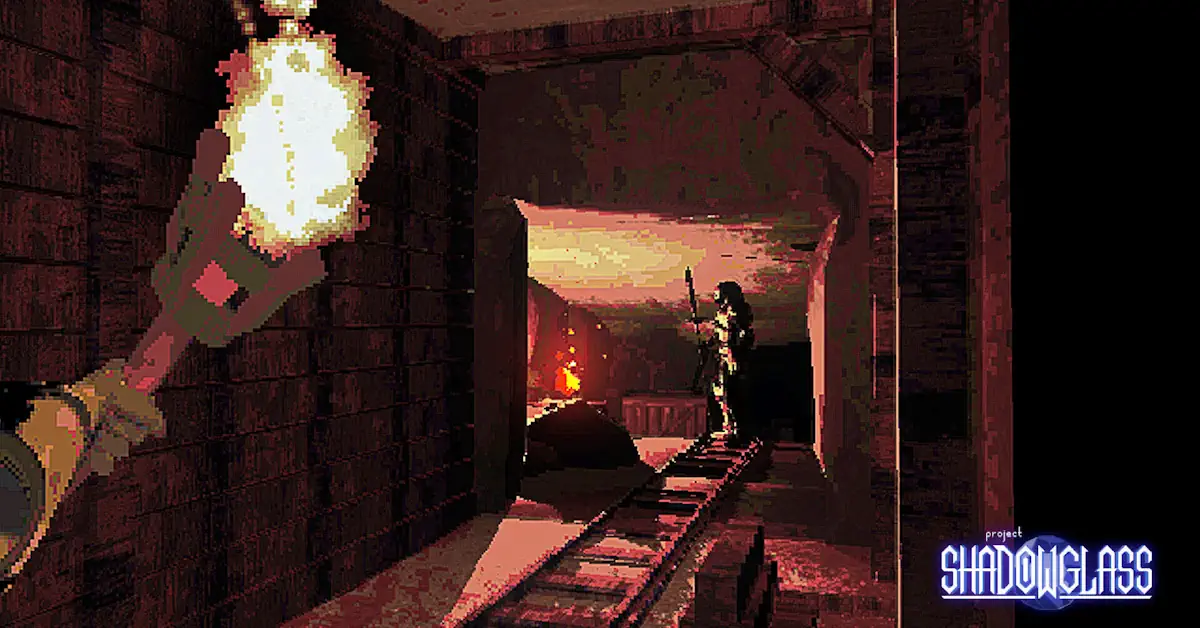 Project Shadowglass</b> utilizza un motore 3D unico per renderizzare pixel art ad alta fedeltà in tempo reale