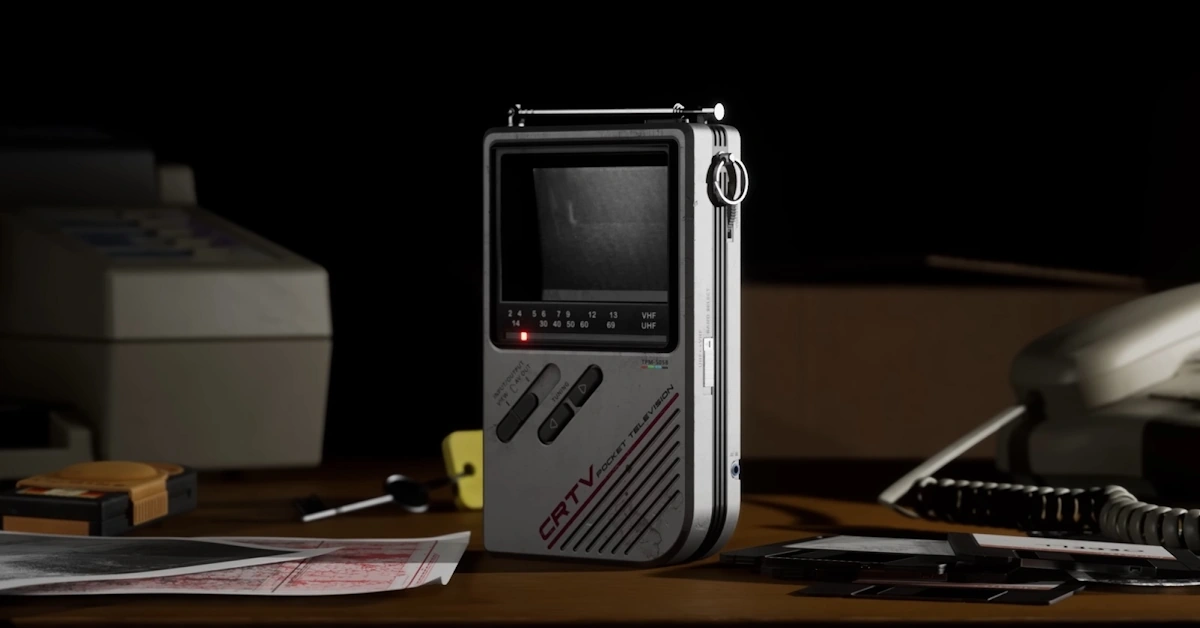 Immagine teaser di Silent Hill Townfall che mostra la misteriosa estetica del monitor CRT