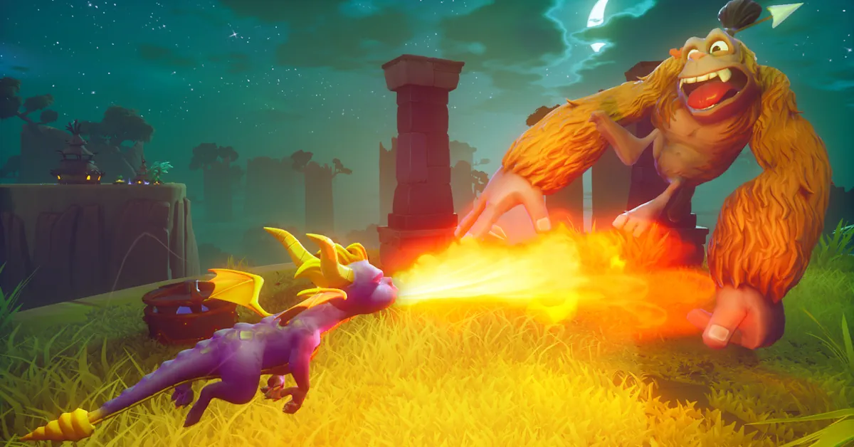 Spyro il Drago nella Reignited Trilogy, pronto per una nuova avventura