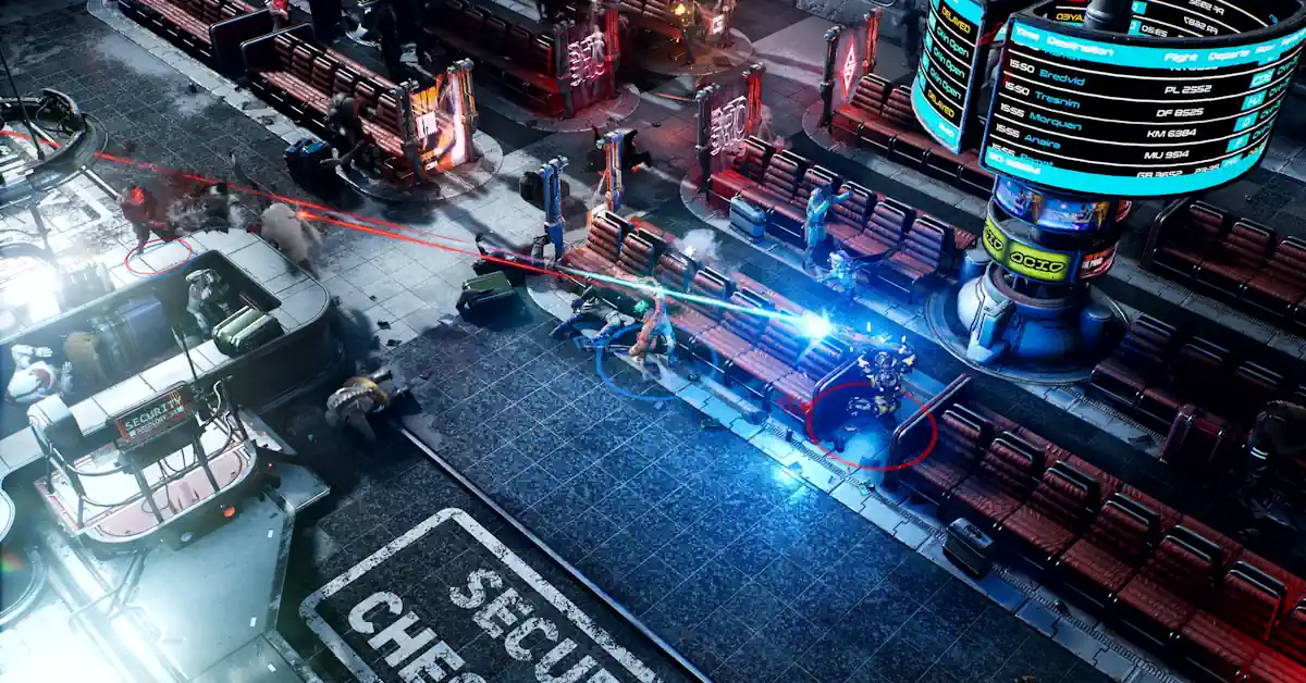 The Ascent combina meccaniche da sparatutto isometrico twin-stick con una distopia cyberpunk altamente dettagliata
