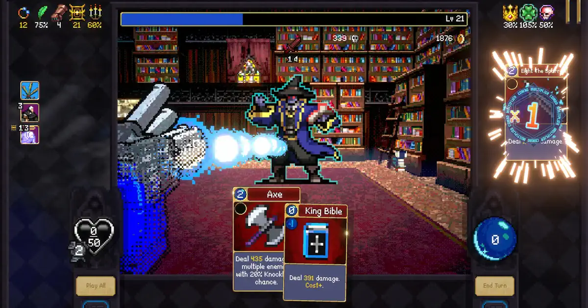 Vampire Crawlers trasforma il caos familiare di Vampire Survivors in uno strategico dungeon crawler in prima persona