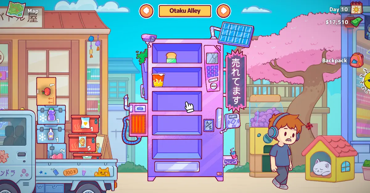 Rogue Duck Interactive dévoile Vending Machine Co. - Le jeu de gestion de distributeurs automatiques à la japonaise !