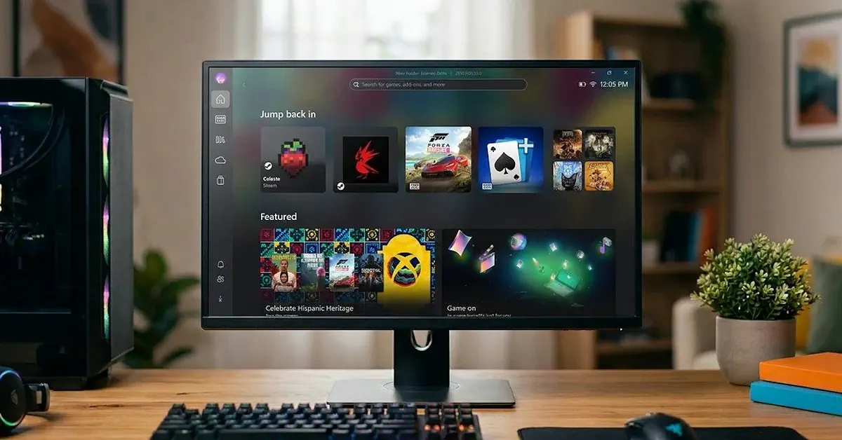 La Modalità Xbox porta una vera dashboard da console direttamente sul tuo PC Windows