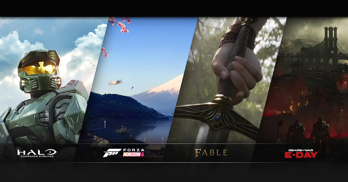 Roadmap Xbox 2026 con i concept di Fable, Gears of War: E-Day e Halo: Campaign Evolved